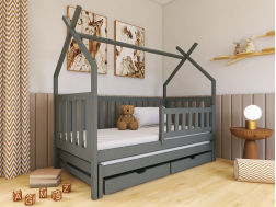 Dvigulė vaikiška lova su stalčiais TYTUS 90x190