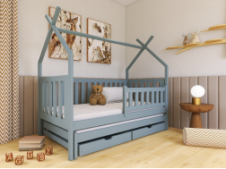 Dvigulė vaikiška lova su stalčiais TYTUS 90x190