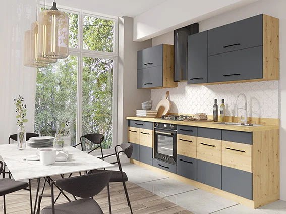 VIRTUVĖ INFINITY 260 GRAY/ARTISAN VIRTUVĖ INFINITY 260 GRAY/ARTISAN