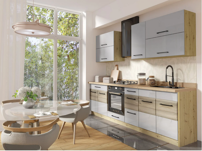 VIRTUVĖ INFINITY LATTE / WOOD VIRTUVĖ INFINITY LATTE / WOOD