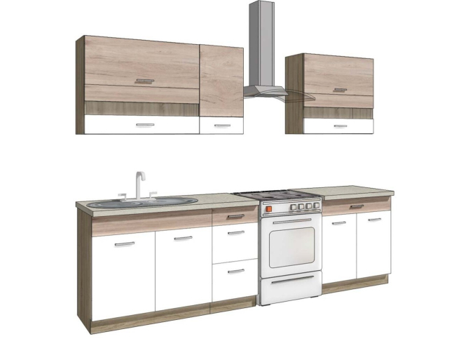 Virtuvės komplektas ECONO B Virtuvės komplektas ECONO B