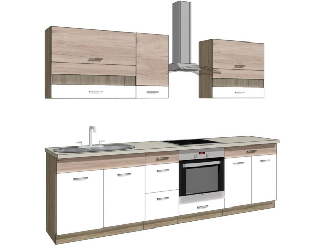 Virtuvės komplektas ECONO C 1 Virtuvės komplektas ECONO C 1