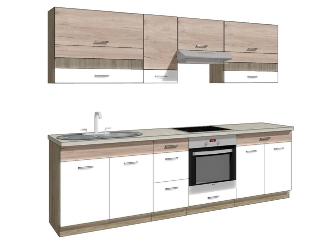 Virtuvės komplektas ECONO C PLUS 1 Virtuvės komplektas ECONO C PLUS 1