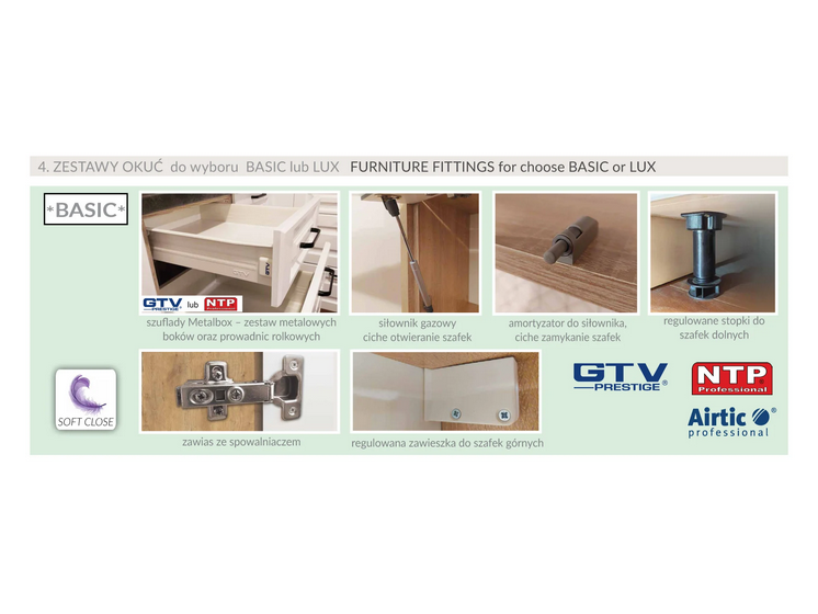 VIRTUVĖ INFINITY 260 GRAY/ARTISAN 3 VIRTUVĖ INFINITY 260 GRAY/ARTISAN 3