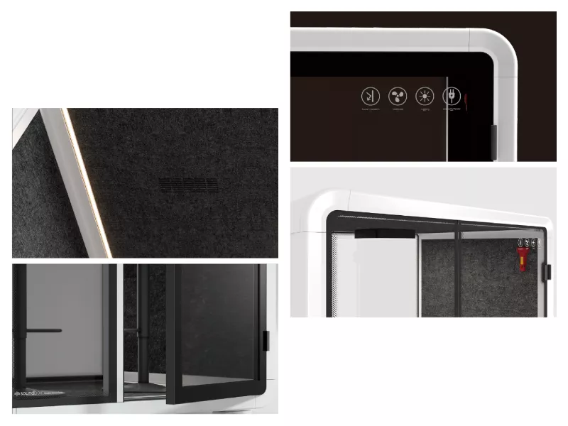 Akustinė kabina Small Booth 6 Akustinė kabina Small Booth 6