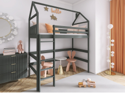 Antresolė lova namelis GLORIA 80x180