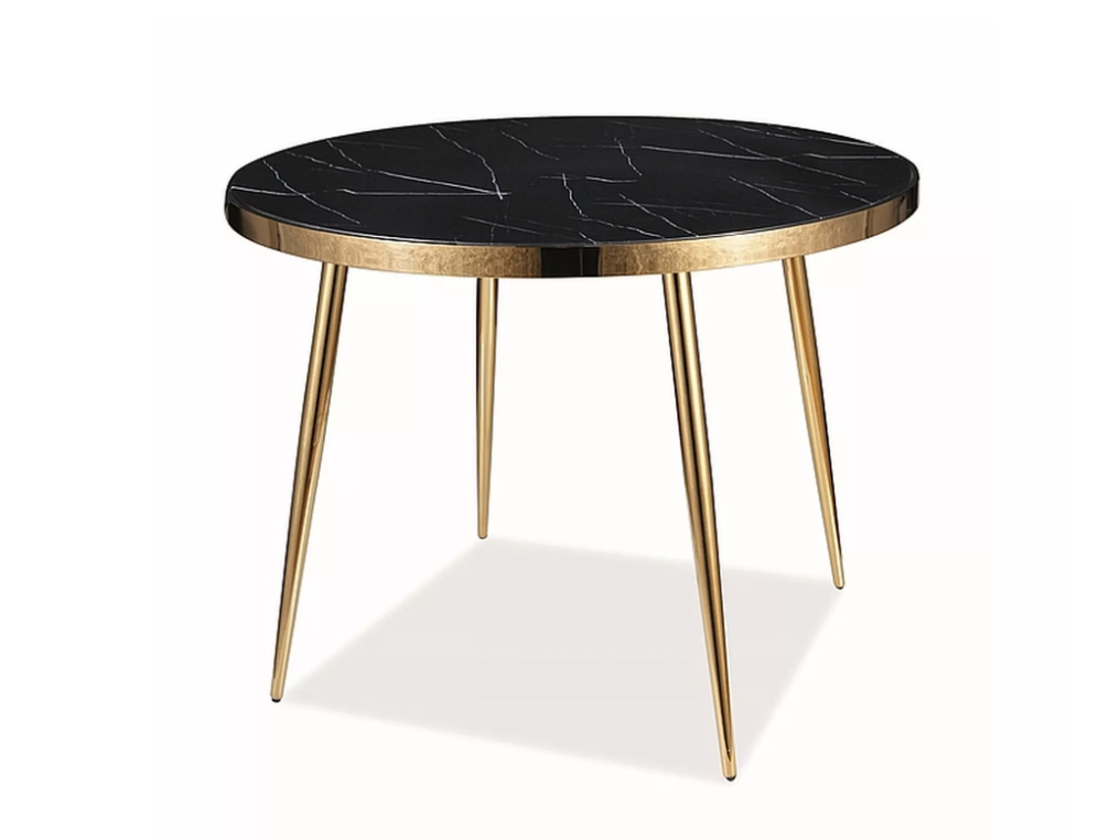 Apvalus stiklinis stalas CALVIN 2