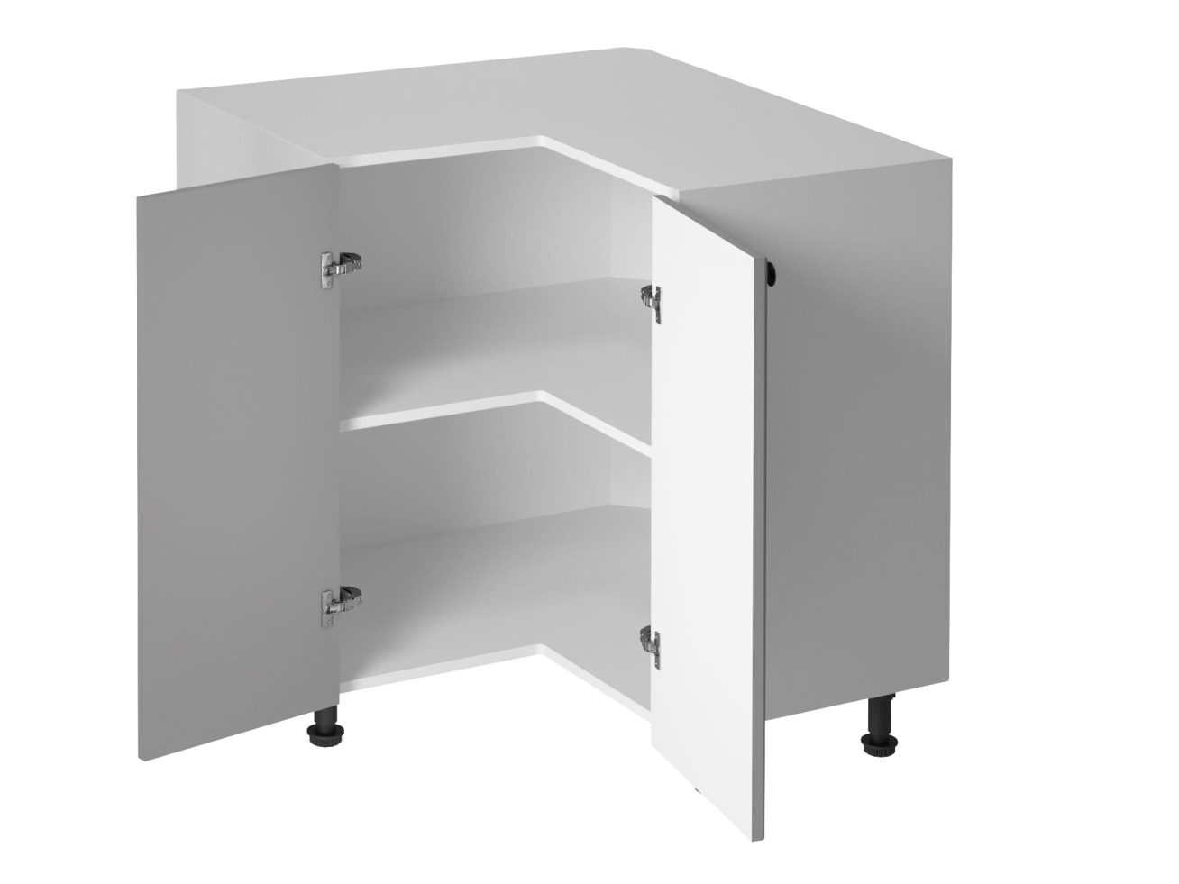 Apatinė kampinė spintelė Linea D90N 1 Apatinė kampinė spintelė Linea D90N 1