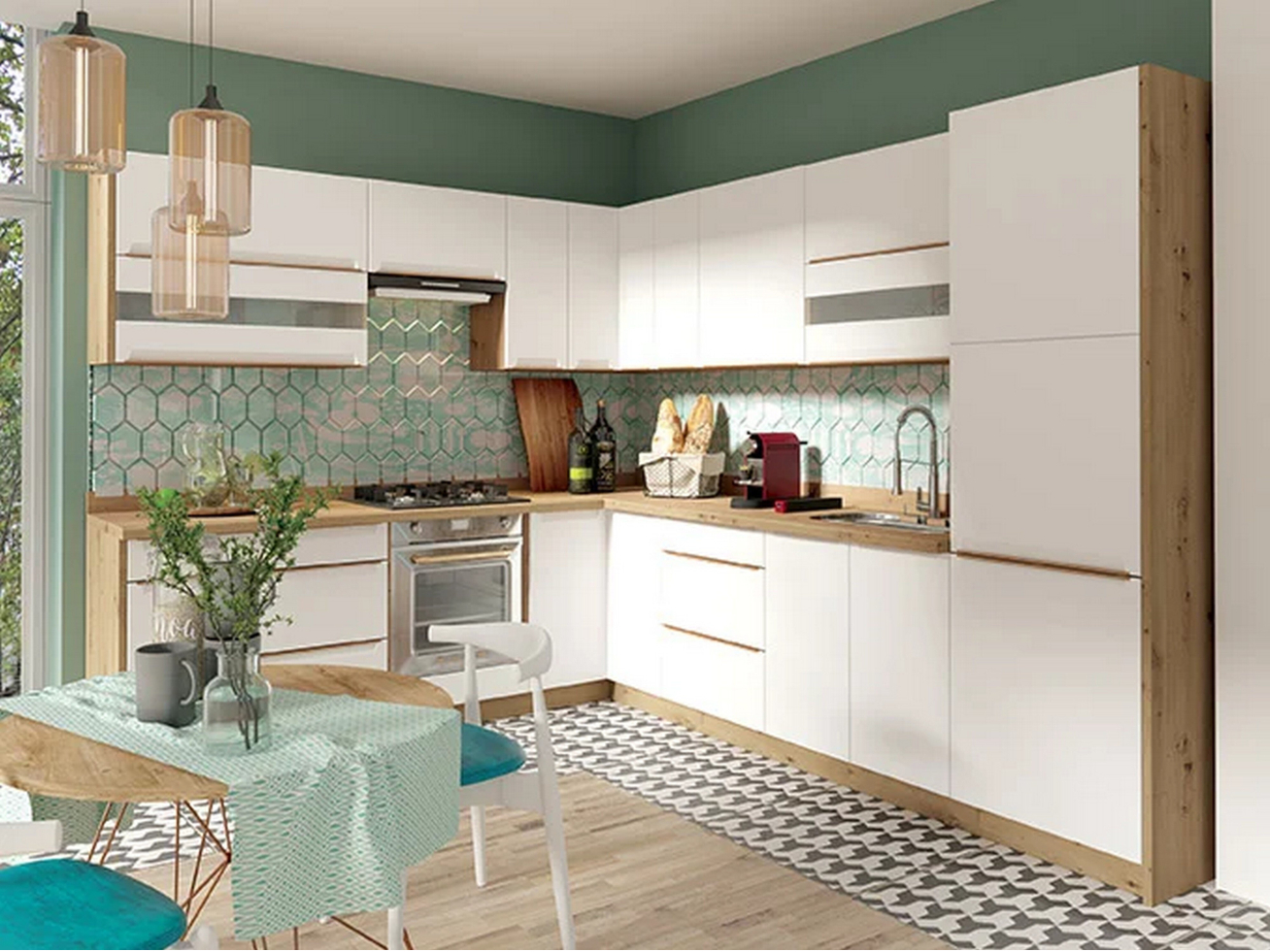 Apatinė spintelė (45cm) GLA-3D 3 Apatinė spintelė (45cm) GLA-3D 3