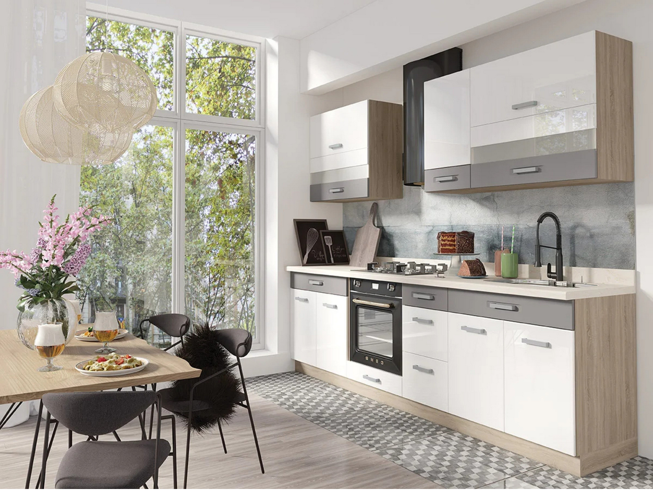 Apatinė spintelė (30cm) GLO-26D CARGO 3