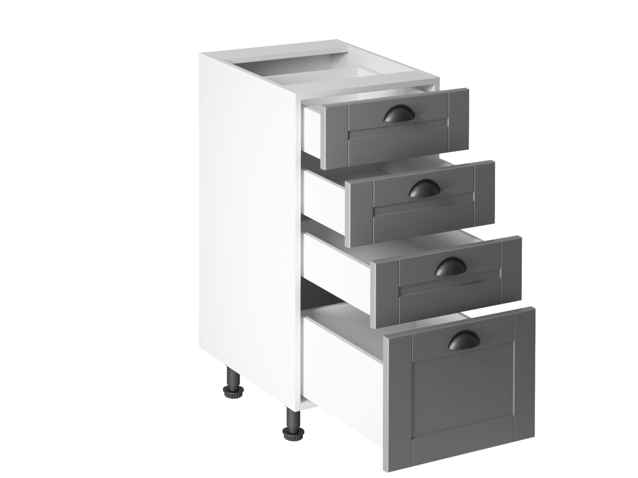 Apatinė spintelė Linea D40S4 1 Apatinė spintelė Linea D40S4 1