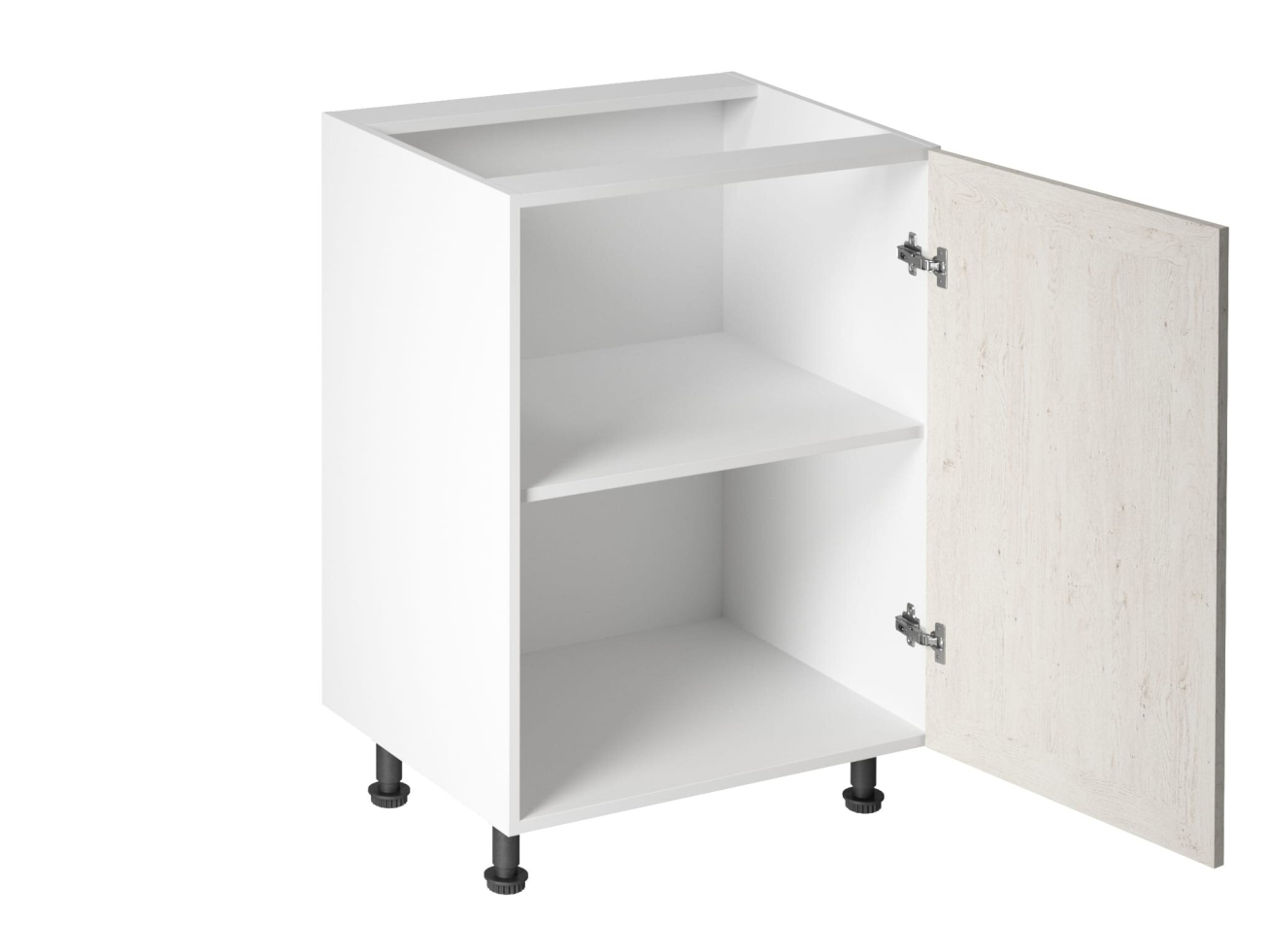 Apatinė vienų durų spintelė Royal D60 1 Apatinė vienų durų spintelė Royal D60 1