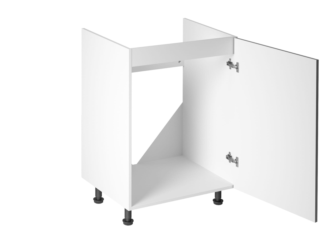 Apatinė vienų durų spintelė Linea D60Z 1 Apatinė vienų durų spintelė Linea D60Z 1