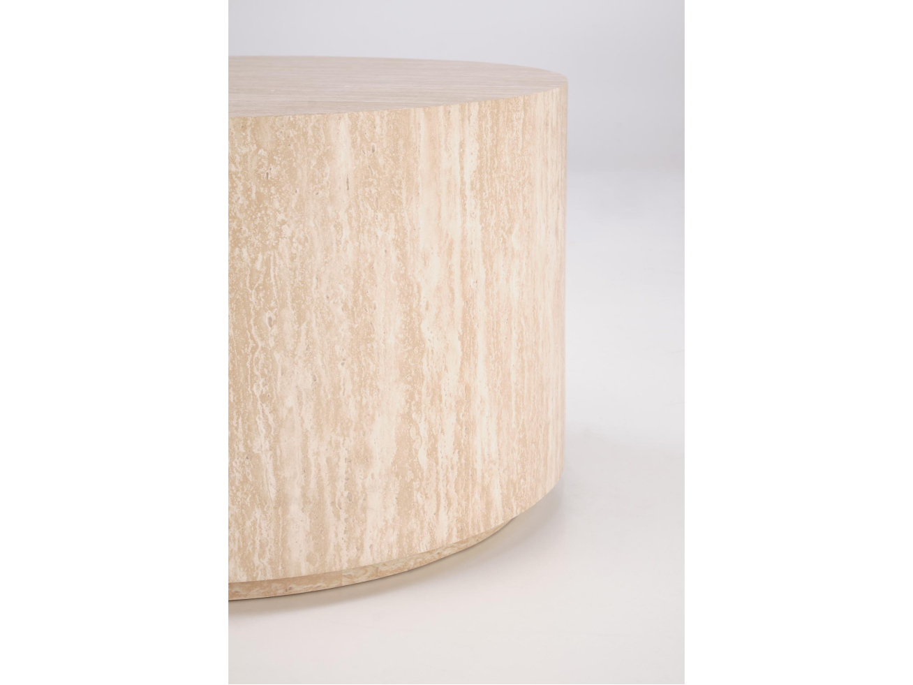 Apvalus Kavos staliukas TRAVERTINO 2