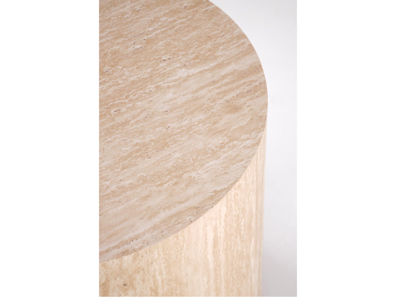 Apvalus kavos staliukas TRAVERTINO S 1 Apvalus kavos staliukas TRAVERTINO S 1