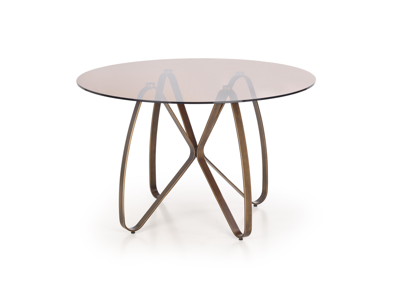 Apvalus stiklinis stalas LUNGO 2 Apvalus stiklinis stalas LUNGO 2