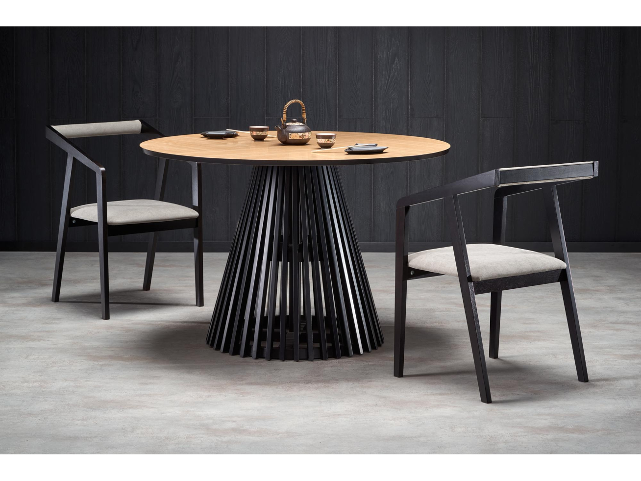 Apvalus stalas MIYAKI