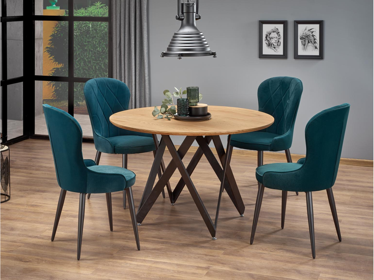 Apvalus stalas MOZAMBIK 1