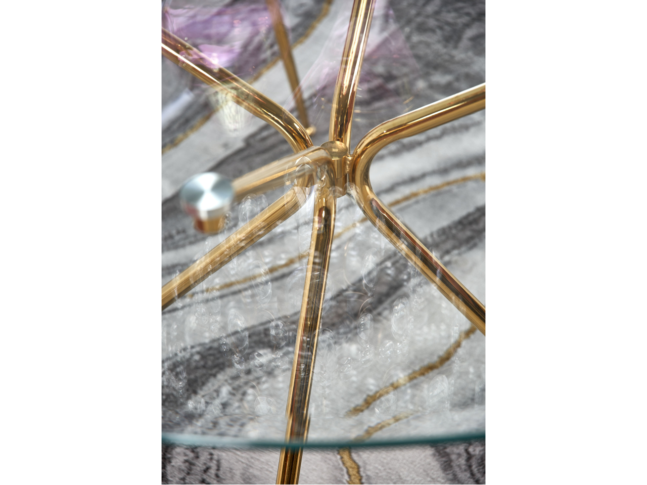 Apvalus stiklinis stalas RONDO 11