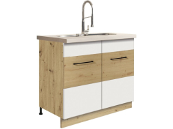 Apatinė spintelė kriauklei (90cm) INF-13D