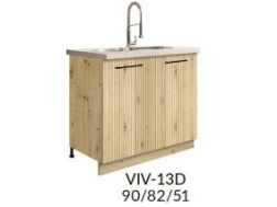 Apatinė spintelė kriauklei (90cm) VIV-13D