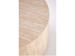 Apvalus Kavos staliukas TRAVERTINO