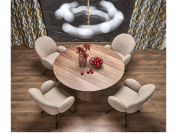 Apvalus stalas HENDERSON