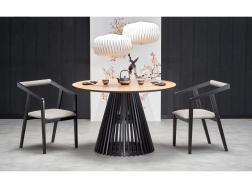 Apvalus stalas MIYAKI
