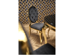 Apvalus stiklinis stalas REGINALD 2