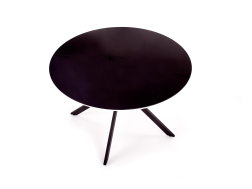 Apvalus stiklinis stalas AVELAR