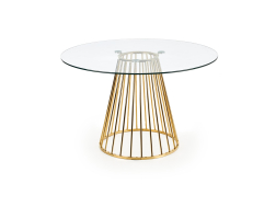 Apvalus stiklinis stalas LIVERPOOL