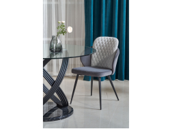 Apvalus stiklinis stalas OPTICO