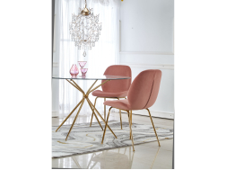 Apvalus stiklinis stalas RONDO