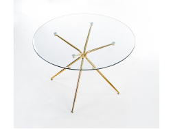 Apvalus stiklinis stalas RONDO