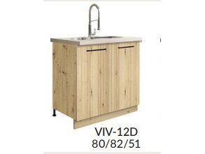 Apatinė spintelė kriauklei (80cm) VIV-12D Apatinė spintelė kriauklei (80cm) VIV-12D