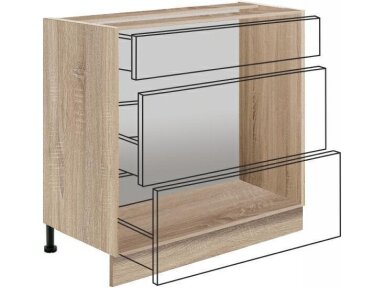 Apatinė spintelė (80cm) GLO-22D Apatinė spintelė (80cm) GLO-22D