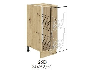 Apatinė spintelė (30cm) VIV-26D CARGO 1 Apatinė spintelė (30cm) VIV-26D CARGO 1