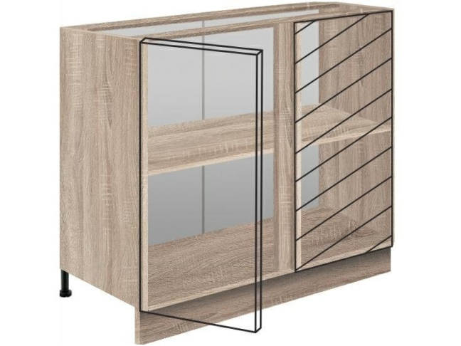 Apatinė spintelė (90cm) ECO-24D 1 Apatinė spintelė (90cm) ECO-24D 1