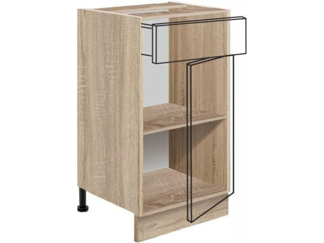 Apatinė spintelė (40cm) ECO-2D 1