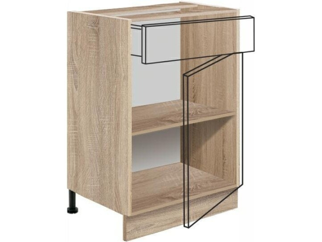 Apatinė spintelė (50cm) FL-4D 1 Apatinė spintelė (50cm) FL-4D 1