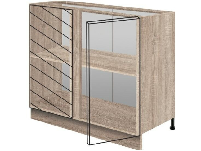 Apatinė spintelė (90cm) GLO-25D 1