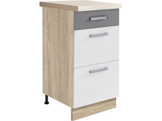 Apatinė spintelė su stalčiais (40cm) GLO-8D Apatinė spintelė su stalčiais (40cm) GLO-8D