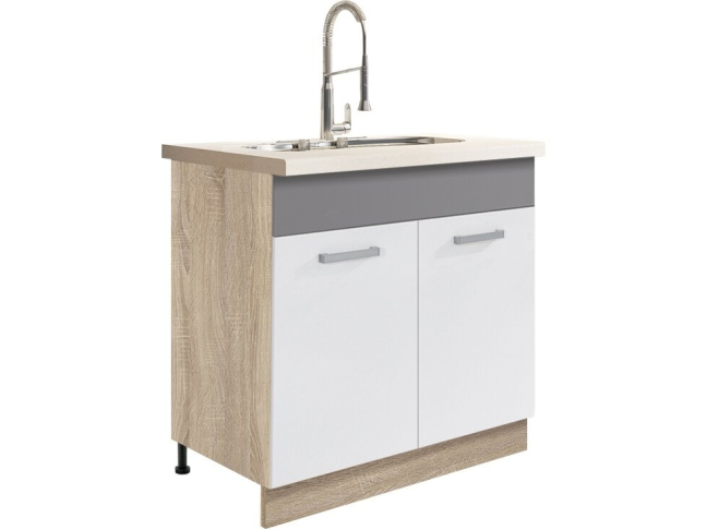 Apatinė spintelė kriauklei (80cm) GLO-12D