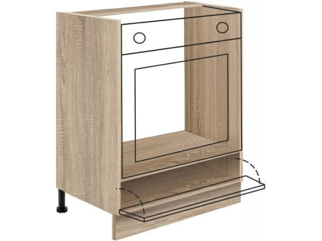 Apatinė spintelė orkaitei (60cm) CRE-17D 2