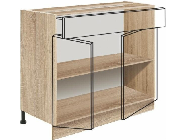 Apatinė spintelė (90cm) PRE-7D 1 Apatinė spintelė (90cm) PRE-7D 1