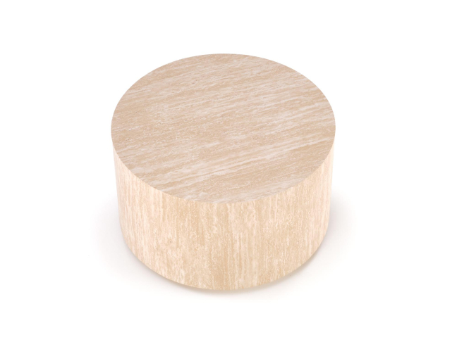 Apvalus Kavos staliukas TRAVERTINO 1 Apvalus Kavos staliukas TRAVERTINO 1