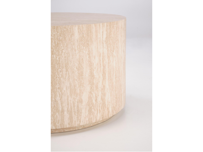 Apvalus Kavos staliukas TRAVERTINO 2