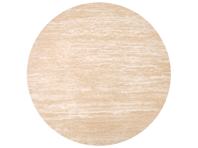 Apvalus kavos staliukas TRAVERTINO S 4