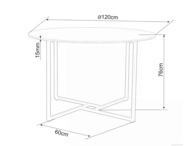 Apvalus stalas ALTO 4 Apvalus stalas ALTO 4