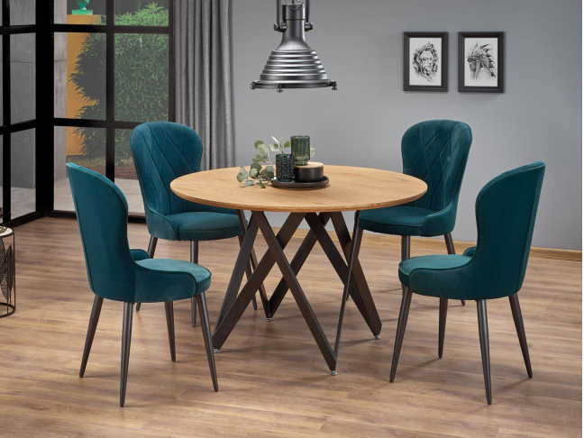 Apvalus stalas MOZAMBIK 1 Apvalus stalas MOZAMBIK 1